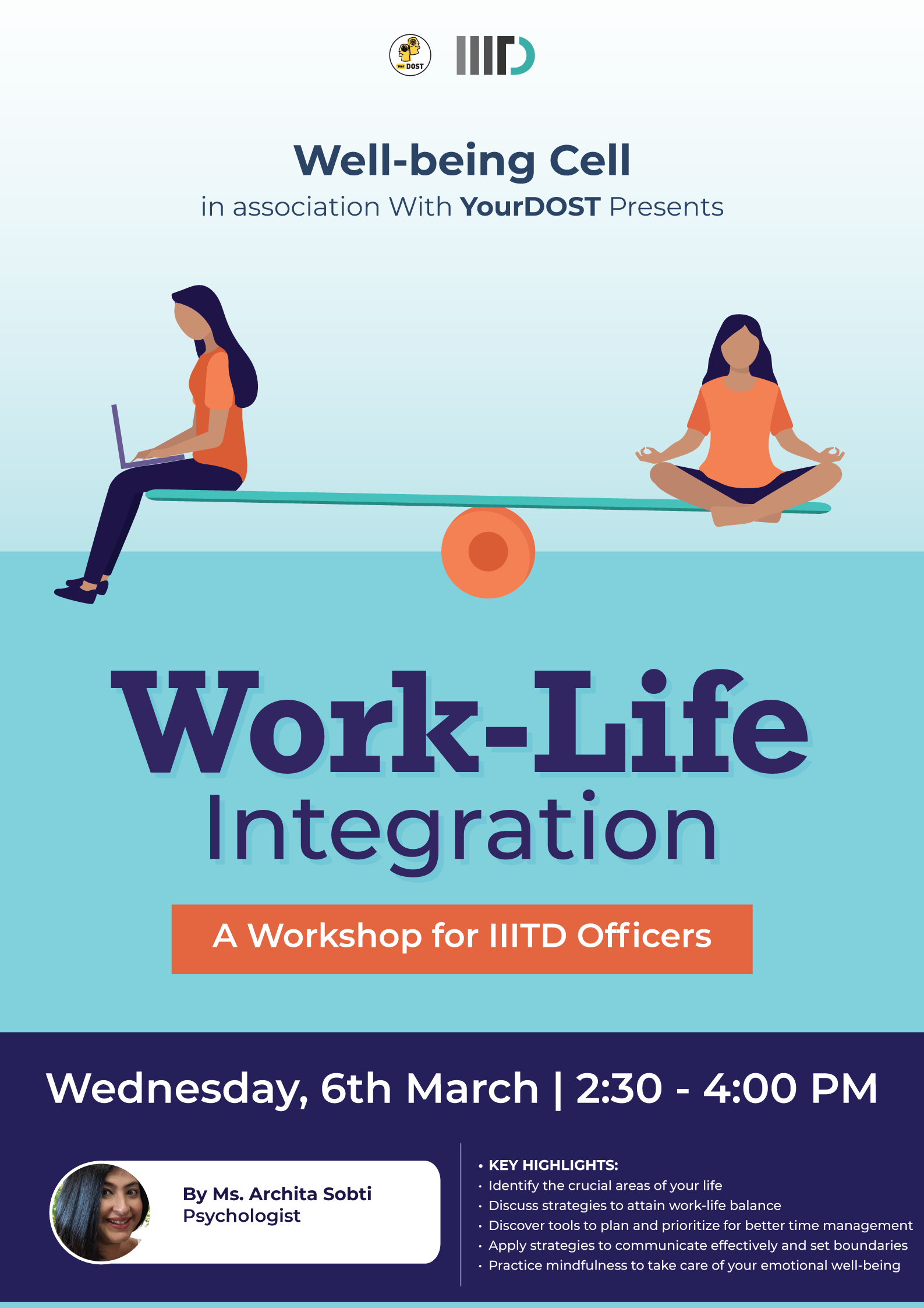 Workshop on Work Life Integration